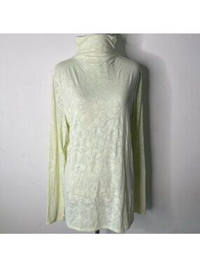 Lululemon Slim-Fit Jacquard Turtleneck Elixir Crumple Mini Sheer Mesh Top 8